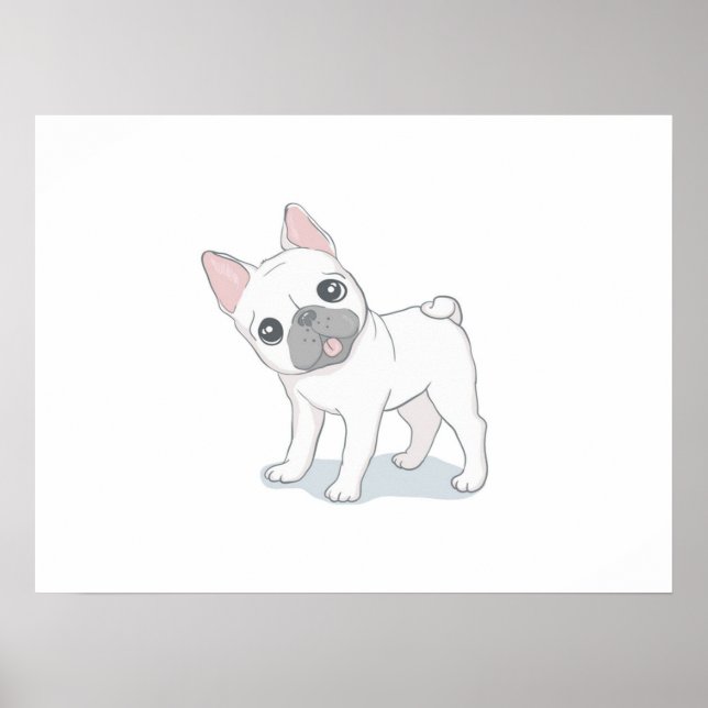 Cute Dog Puppy | Gift For Dog Lovers Poster (Front)