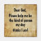 Cute Dog Quote Magnet