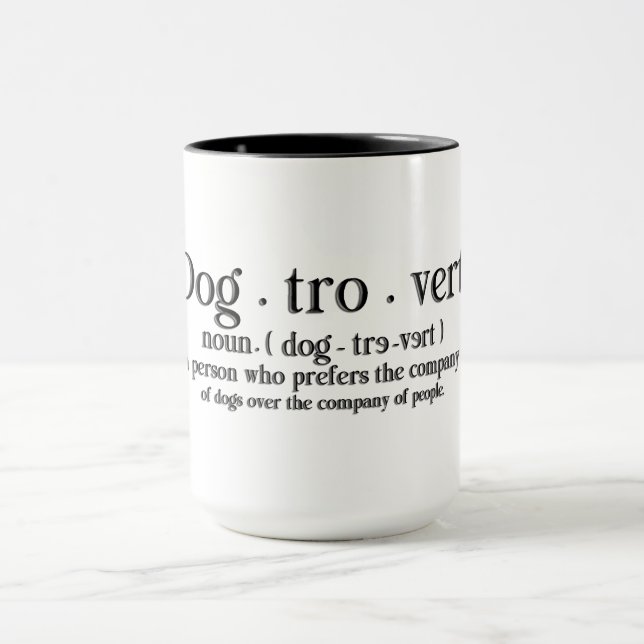 Cute Dog Quote Mug (Center)