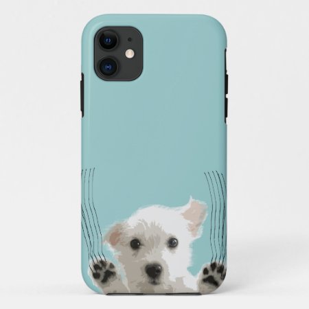 Cute Dog Scratch Iphone 11 Case