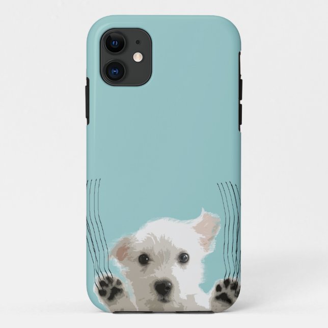 Cute dog scratch Case-Mate iPhone case (Back)