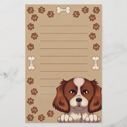 Cute Dog Stationery Lined