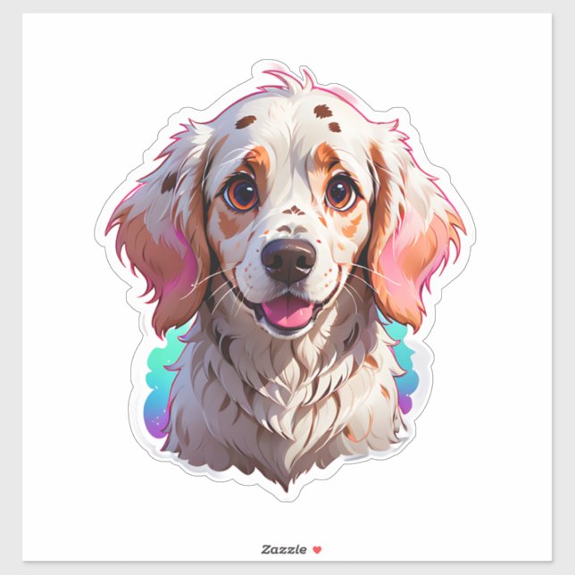 Cute Dog Sticker (Sheet)