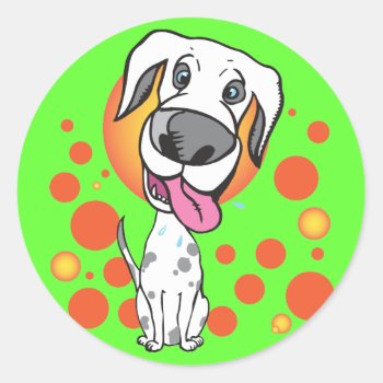 Cute Dog Stickers by DoggieAvenue at Zazzle