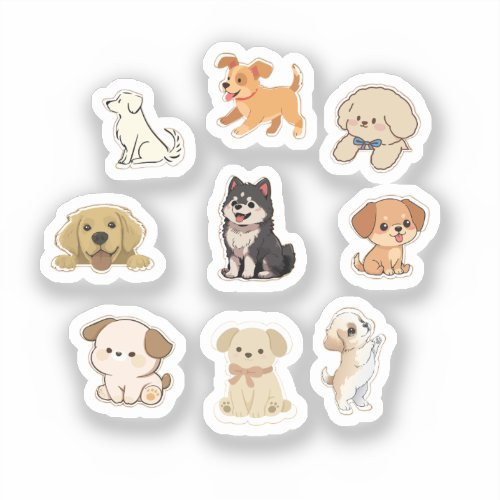 Cute Dog Stickers – Puppy Stickers Collection