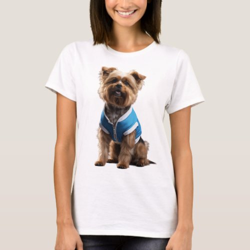 Cute Dog T_Shirt for Girls
