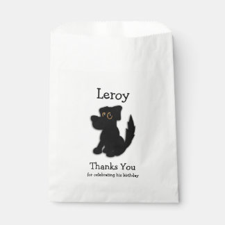 Cute Dog Thank you Favor Bag