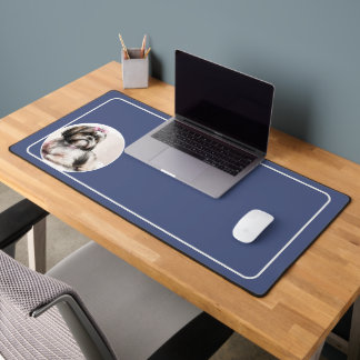 Cute Dog Theme, Your Pet Photo Desk Mat