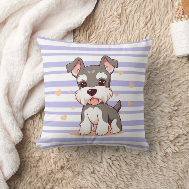Cute Dog Throw Pillow (Blanket)