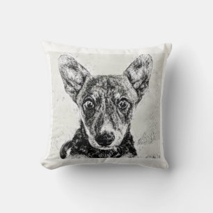 Cute Dog Throw Pillow