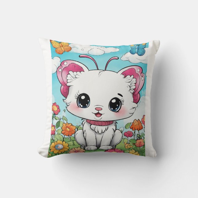 Cute dog Throw pillows (Front)