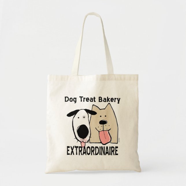 Cute Dog Treat Bakery Extraordinaire Tote Bag (Front)
