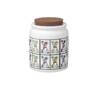 Cute Dog Treat Jar