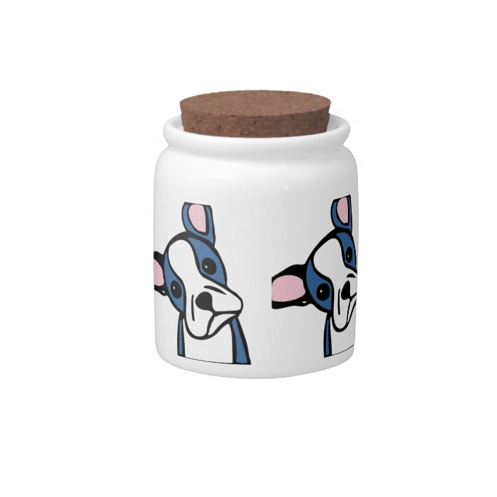 boston terrier treat jar