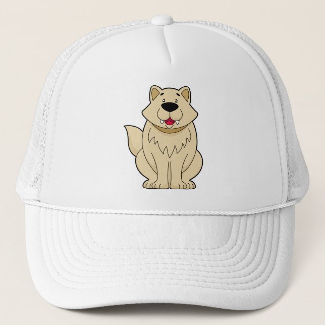 Cute Dog Trucker Hat (Front)