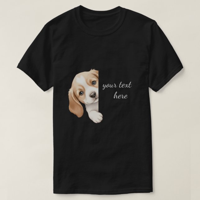  Cute Dog Watercolor Personalized Shirt for Men (Design Front)