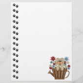 Cute Dog Watering Can Letterhead (Front)