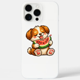 Cute Dog Watermelon iPhone 16 Pro Max Case