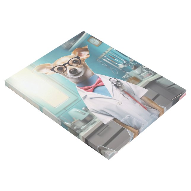 Cute Dog Working as Doctor Gallery Wrap (3/4)