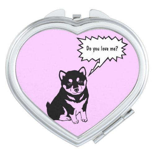 Cute Dog Year Chinese Zodiac Compact mirror