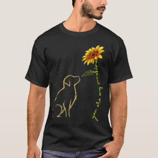 Cute Dog You Are My Sunshine Golden Retriever T-Shirt