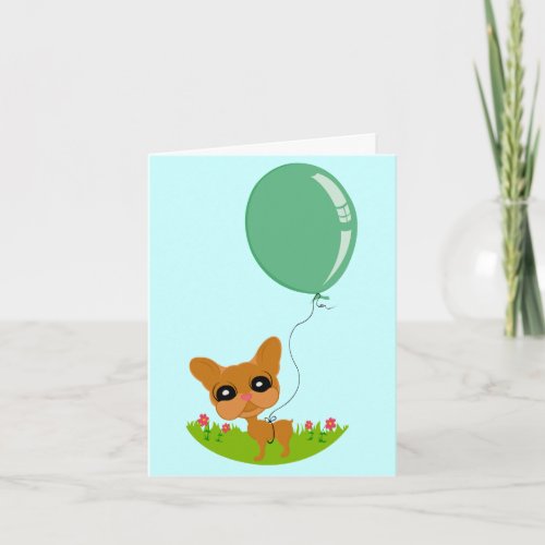 Cute Doggie Birthday Card Card