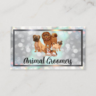 Cute Doggies   Boke   Business Card