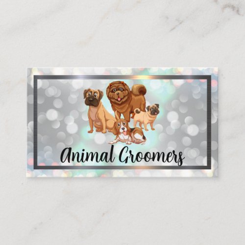 Cute Doggies  Boke   Business Card