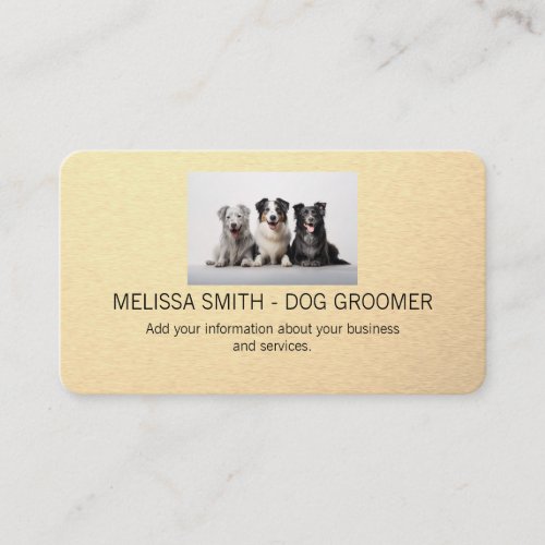 Cute Doggies | Dog Groomer Appointment Card