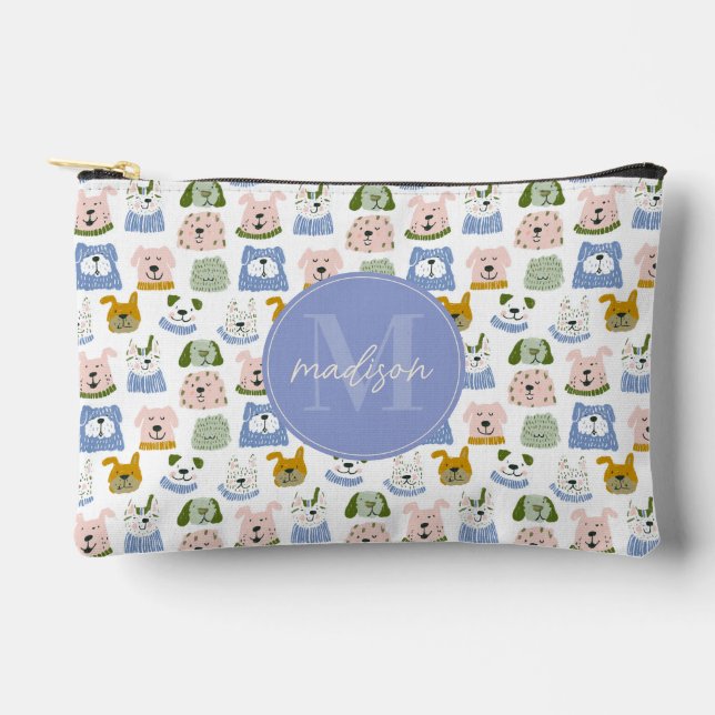 Cute Dogs Accessory Pouch (Front)