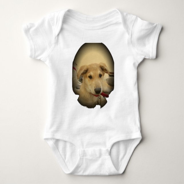 Cute Dogs and Puppies Mans second Best Friend.png Baby Bodysuit (Front)