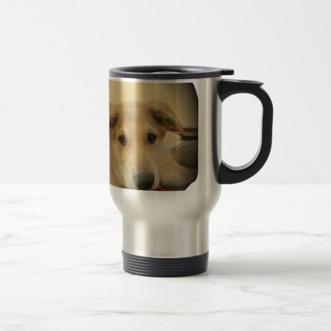 Cute Dogs and Puppies Mans second Best Friend.png Travel Mug (Right)