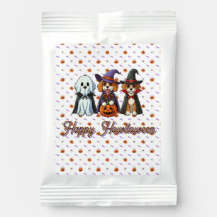 Cute Dogs as ghost, witch, & vampire Hot Chocolate Drink Mix