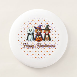 Cute Dogs as ghost, witch, & vampire Wham-O Frisbee