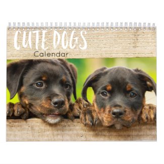 cute dogs calendar 2021