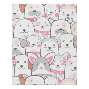 Cute Dogs Canvas Print