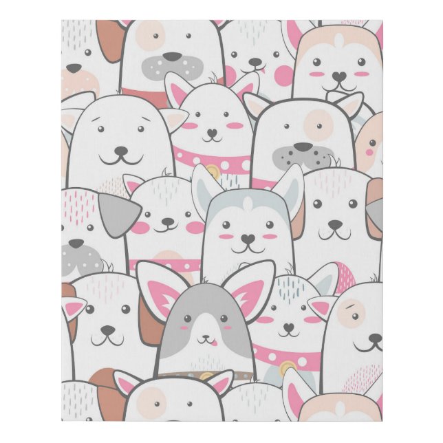 Cute Dogs Canvas Print (Front)