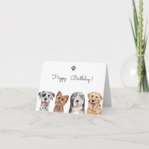 Cute dogs  card