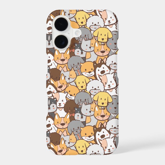 Cute Dogs Iphone Case (Back)