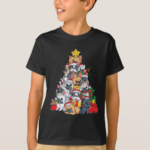 Cute Dogs Lovers Happy Christmas Funny Dog Men Boy T-Shirt