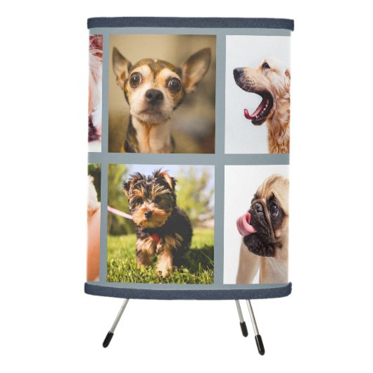 Cute Dogs or YOUR PHOTOS custom template lamps (Right)