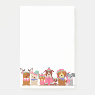 cute dogs post-it notes