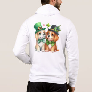 Cute Dogs St. Patrick's Day Design-67538 Hoodie