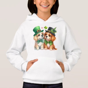 Cute Dogs St. Patrick's Day Design-67538 Hoodie