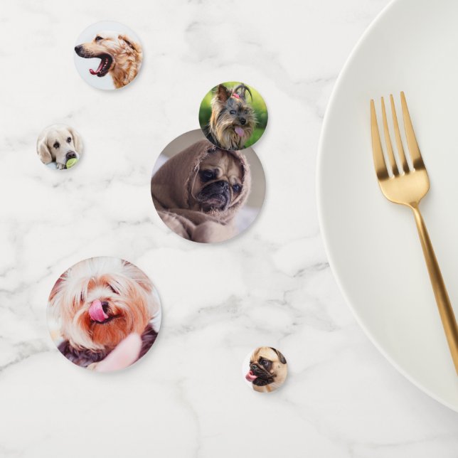 Cute Dogs table confetti (Group)