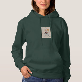 Cute Dogs with Balloons Hoodie Women's Sweatshirts