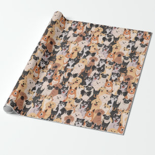 Cute Dogs Wrapping Paper