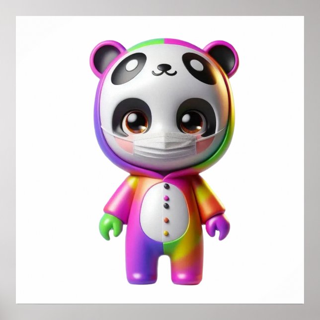 Cute Doll Character Wall Art Poster for Aesthetic  (Front)