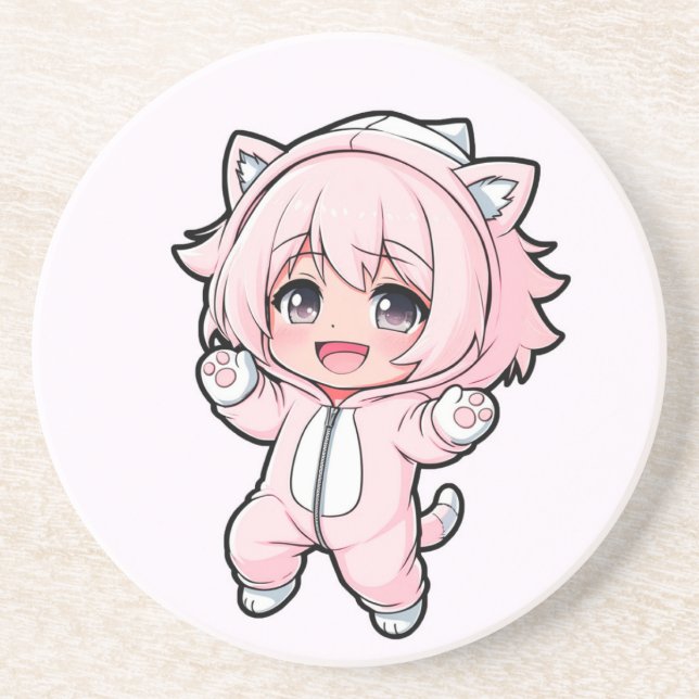 Cute Doll “In the Making” Design – Future Dream Gi Coaster (Front)