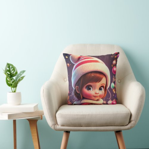 Cute Doll_Inspired Pillow Design